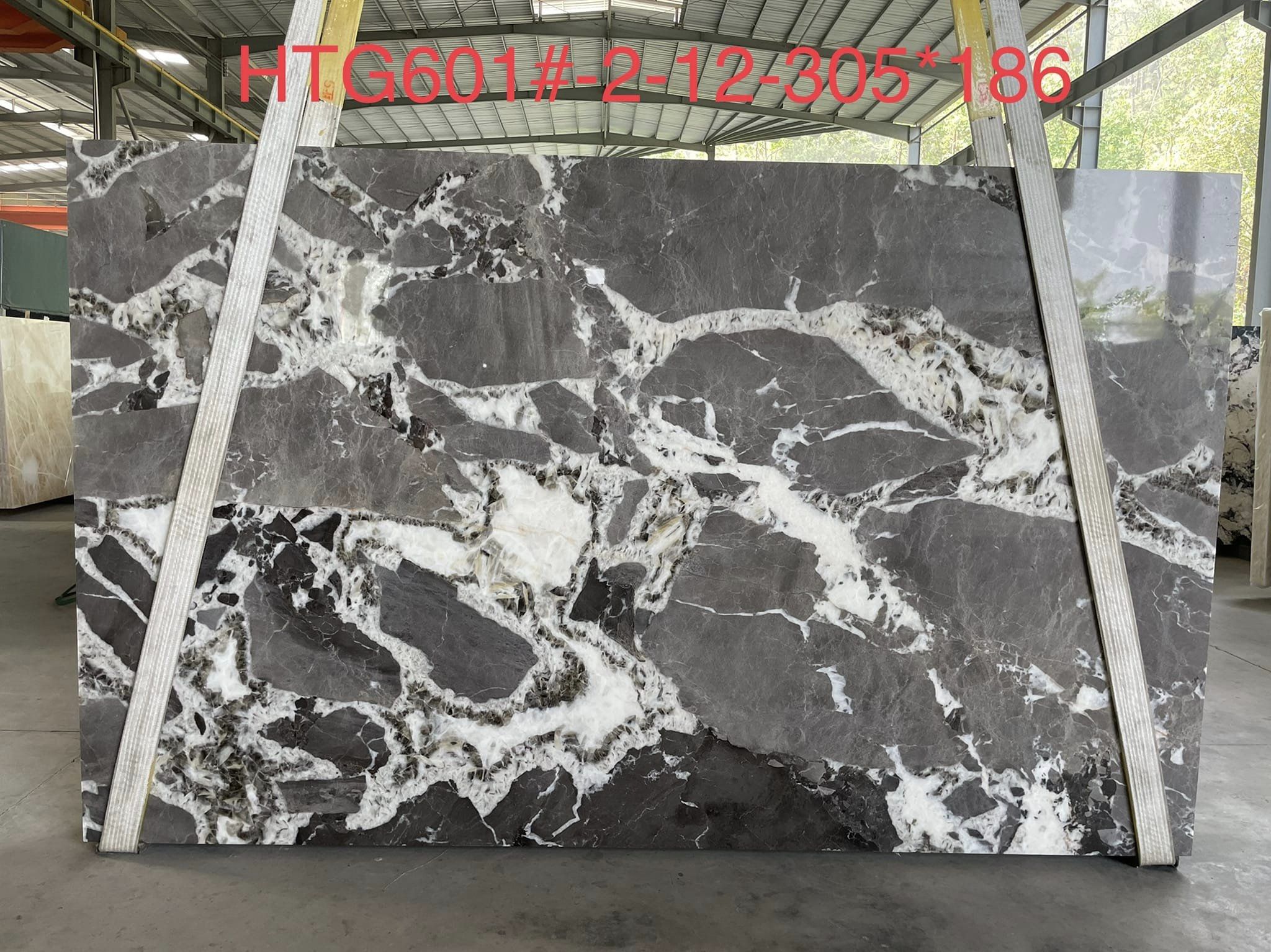 Pandora grey marble slabs