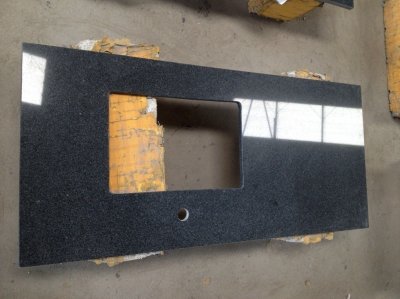 G654 granite sesame black countertops