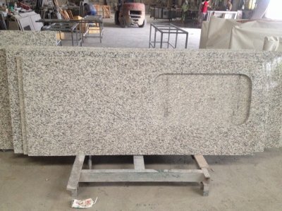 Tiger Skin White granite countertops 