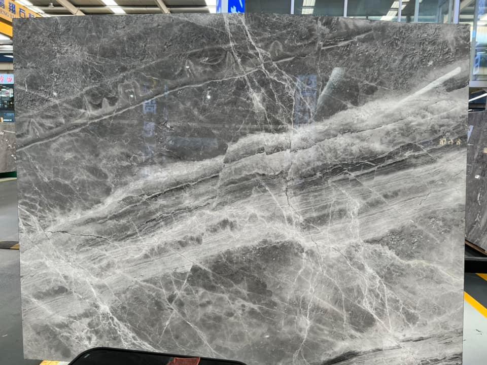 Luna grey marble slab